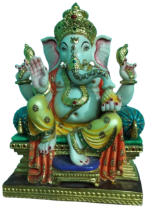 Ganesh Ji Marble Murti by Radhika Marble