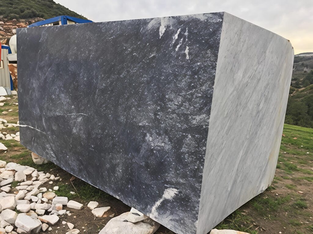 high quality black marble stone block for sculpture temple construction and export marble use