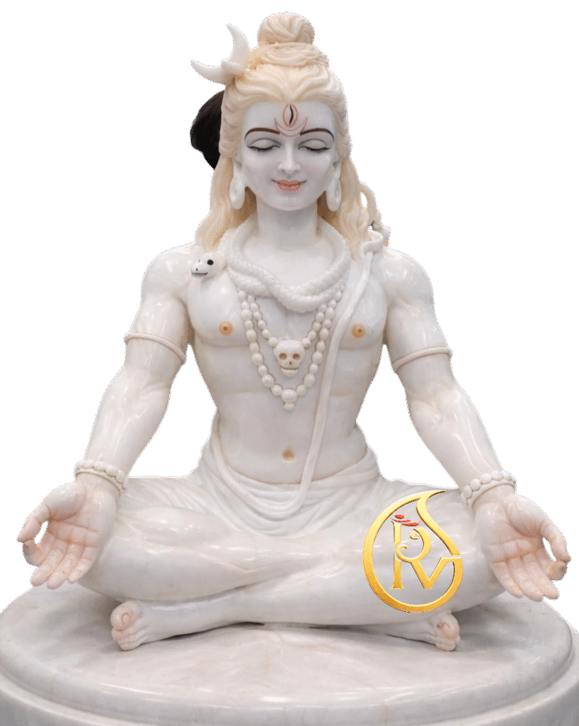 Marble Shiva murti maker Jaipur