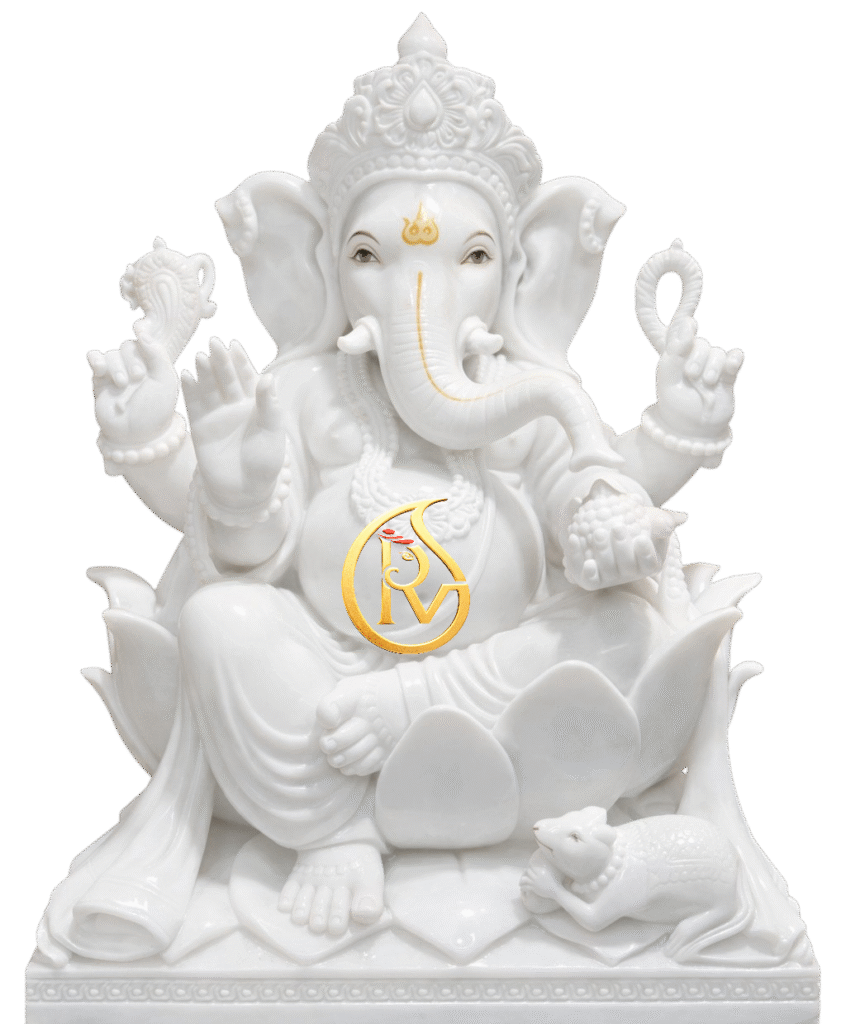 Marble Ganesh idol for home temple