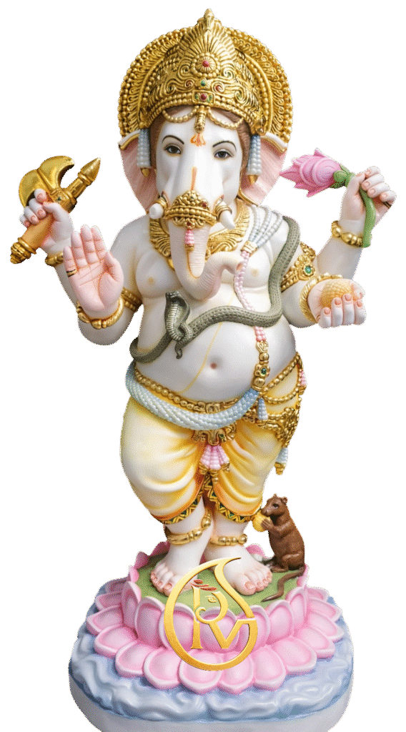 Marble Ganesh murti maker in Jaipur